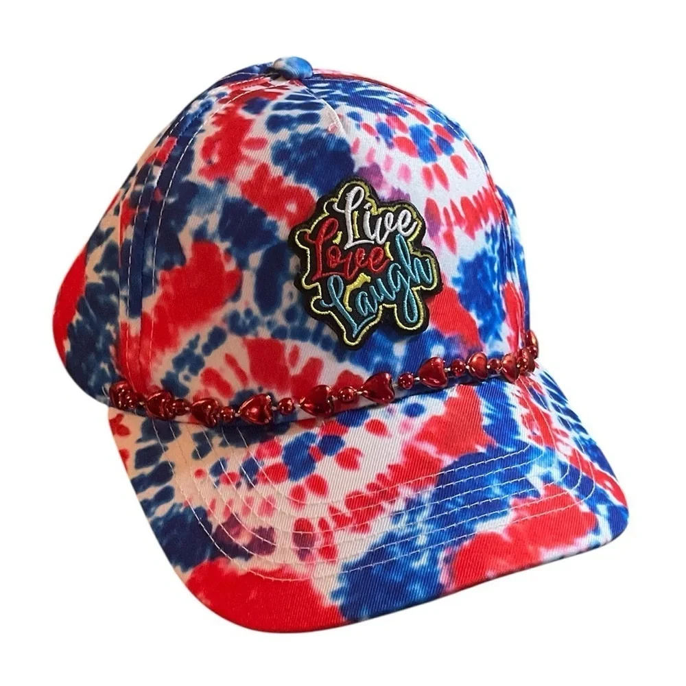Live Love Laugh Tie Dyed Baseball Hat